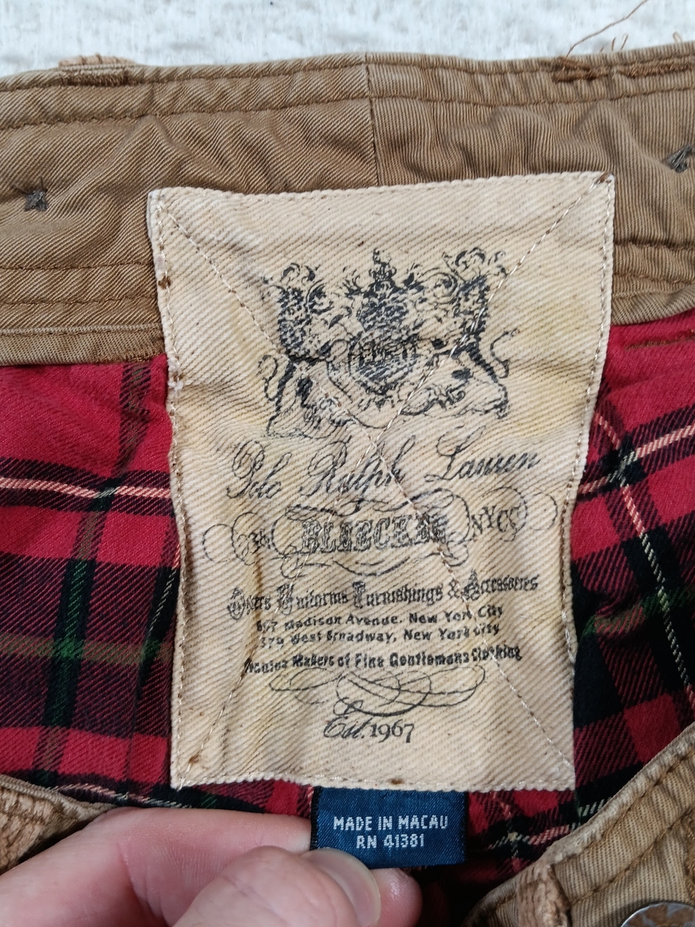 Vintage Polo Ralph Lauren Pants Mens 32x32 Tactical Cargo Paratrooper Lined - Picture 2 of 16